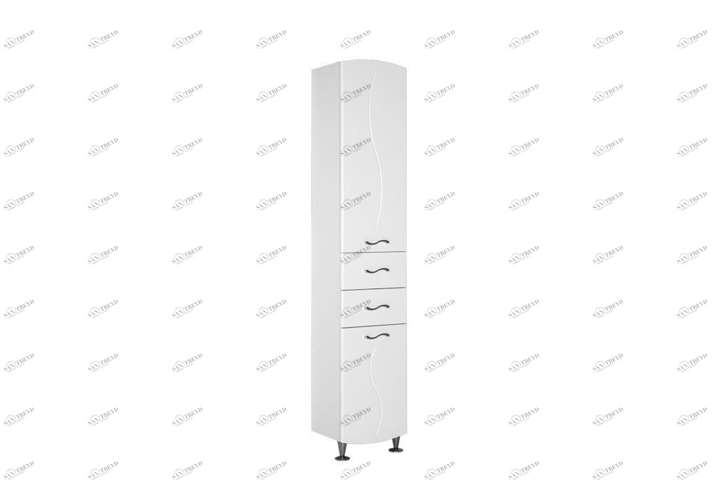 Шкаф-пенал для ванной Aquanet Моника 40 белый 0018677700186778