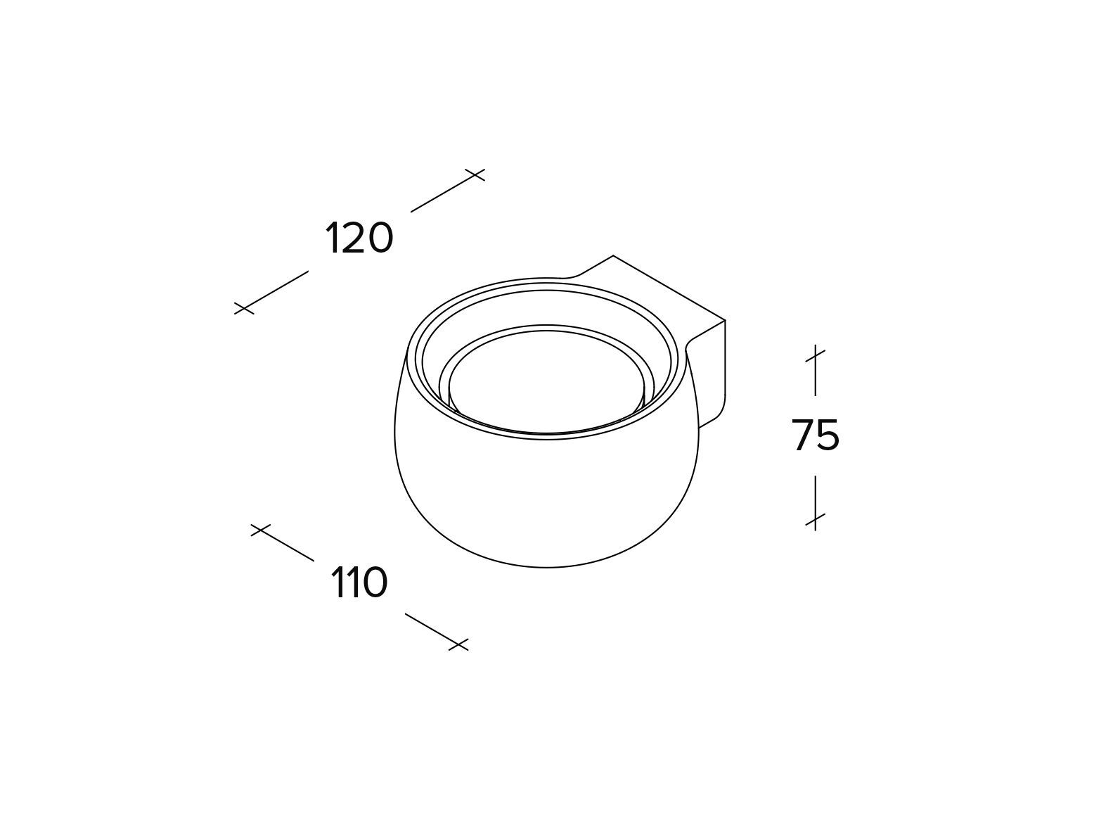Гипсовая настенная лампа Tecnico MYSIA ARCH-00148596 - Вид №2