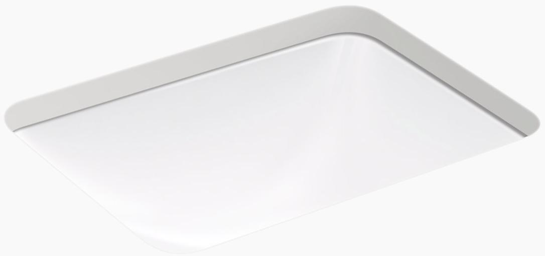 K-20000-0 Накладная раковина под столешницу  прямоугольная Kohler  - Вид №1