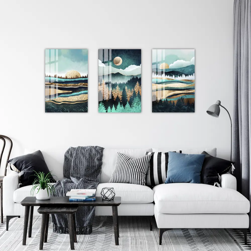 Картина на стекле «Таинственный лес 1» 40x60 см 82977322 STLM-2028461 ARTABOSKO  - Вид №5
