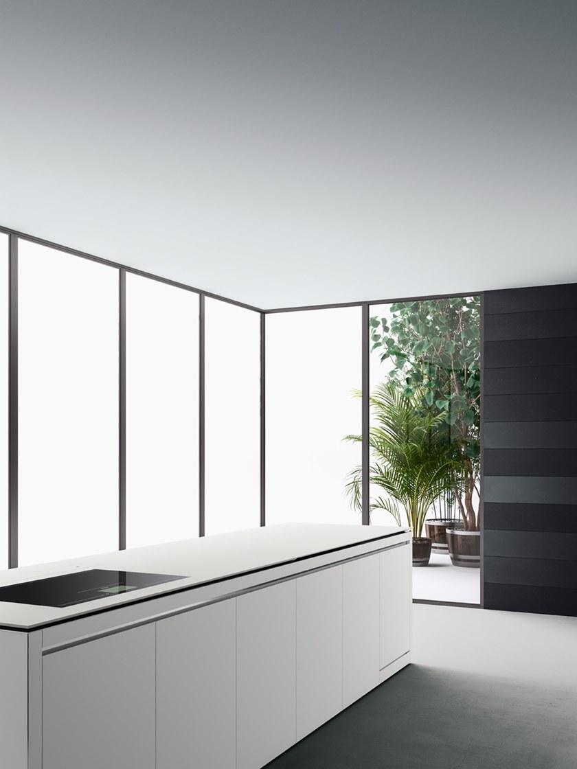 Boffi Кухня из нержавеющей стали и дерева с островом sun-id-1425941 - Вид №14