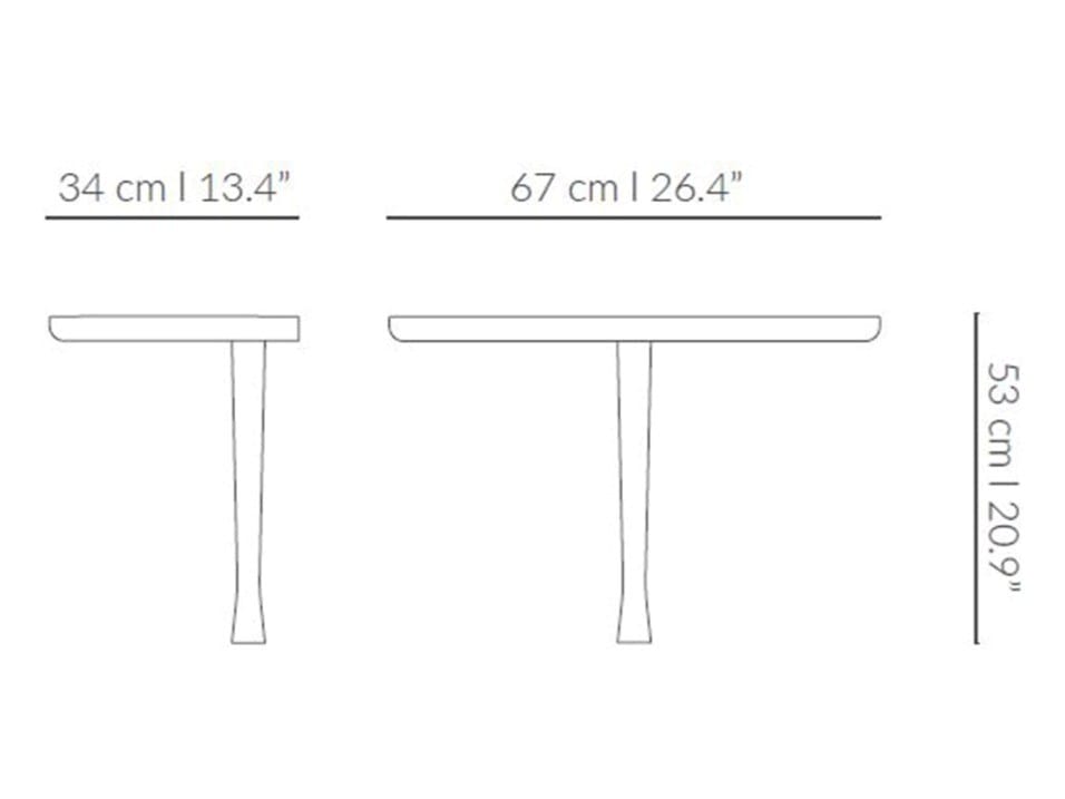 Деревянная тумбочка NOMON Moments ARCH-00002038 - Вид №3