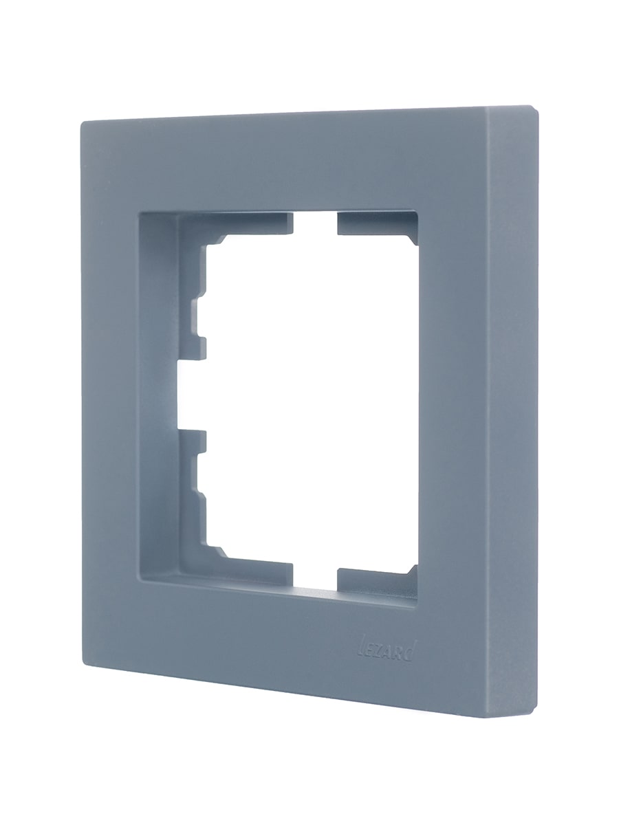 VESNA Рамка 1-я горизонтальная графит LEZARD 742-3400-146 - Вид №2
