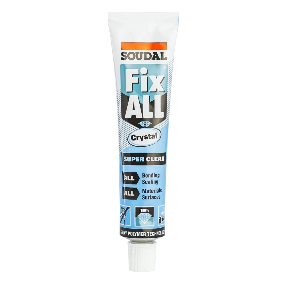 Клей-герметик Fix all crystal бесцветный 80 мл Soudal STLM-2018591