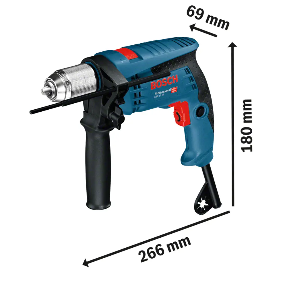 Дрель ударная сетевая Bosch Professional GSB 13 RE, 600 Вт 19387032 STLM-2193250  - Вид №4