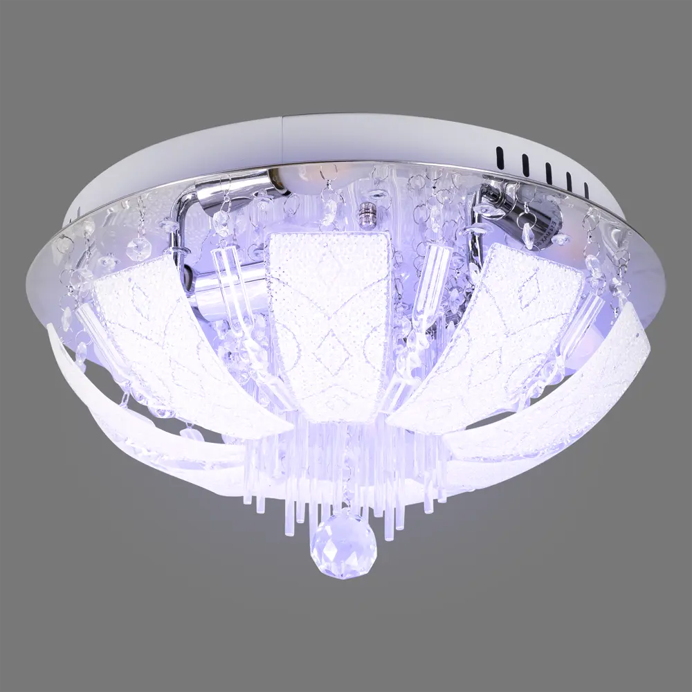 Люстра хрустальная подвесная Пари 4xE14x60 Вт, LED, металл/стекло, цвет хром 14089624 STLM-2074334 WINK  - Вид №17