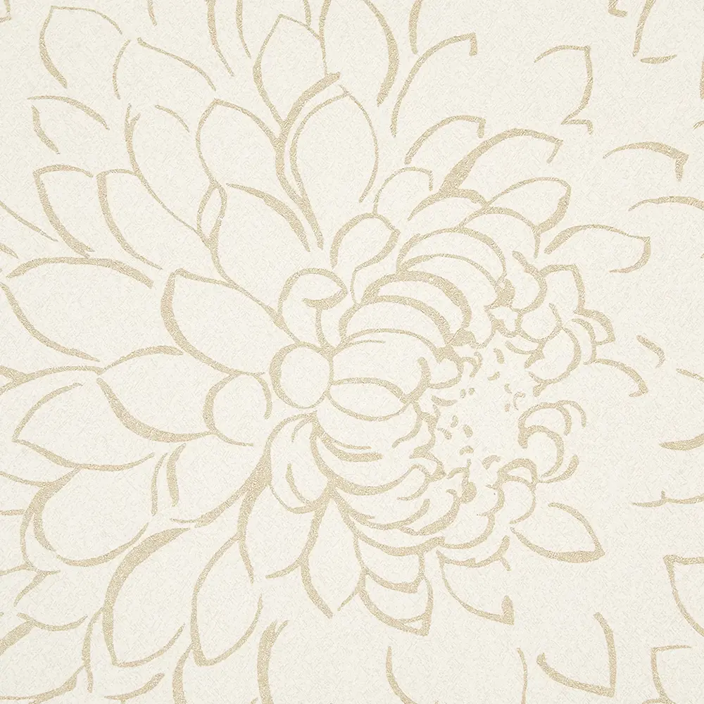 Обои флизелиновые Grandecolife Flower бежевые 1.06 м GDR142127 89335982 STLM-2194761 - Вид №1
