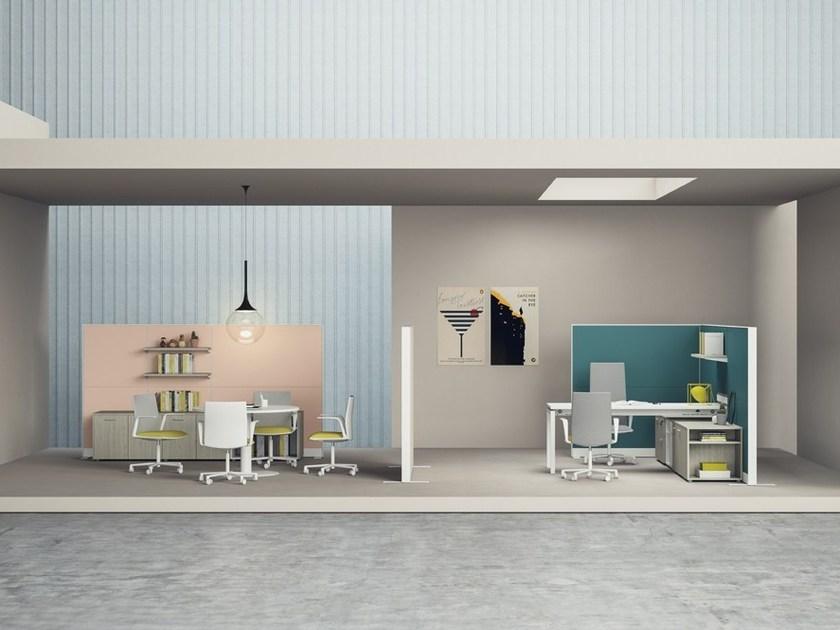 PROF Отдельностоящая модульная офисная перегородка из дерева Openwall sun-id-1512114 - Вид №31