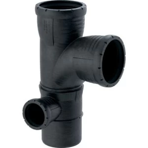 GEBERIT 393.470.14.1 Крестовина двухплоскостная комбинированная Geberit Silent-Pro 87,5°, левая