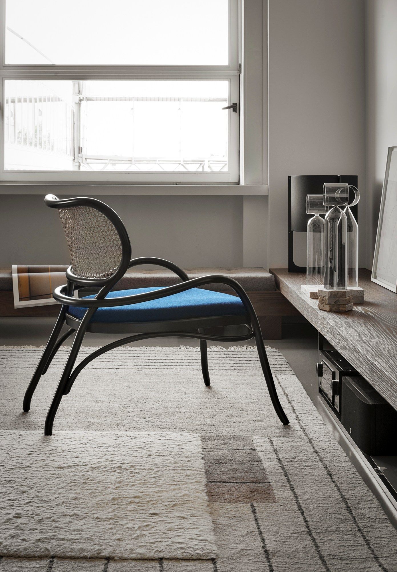 Кресло из бука и соломы с подлокотниками Wiener GTV Design LEHNSTUHL ARCH-00136223 - Вид №4