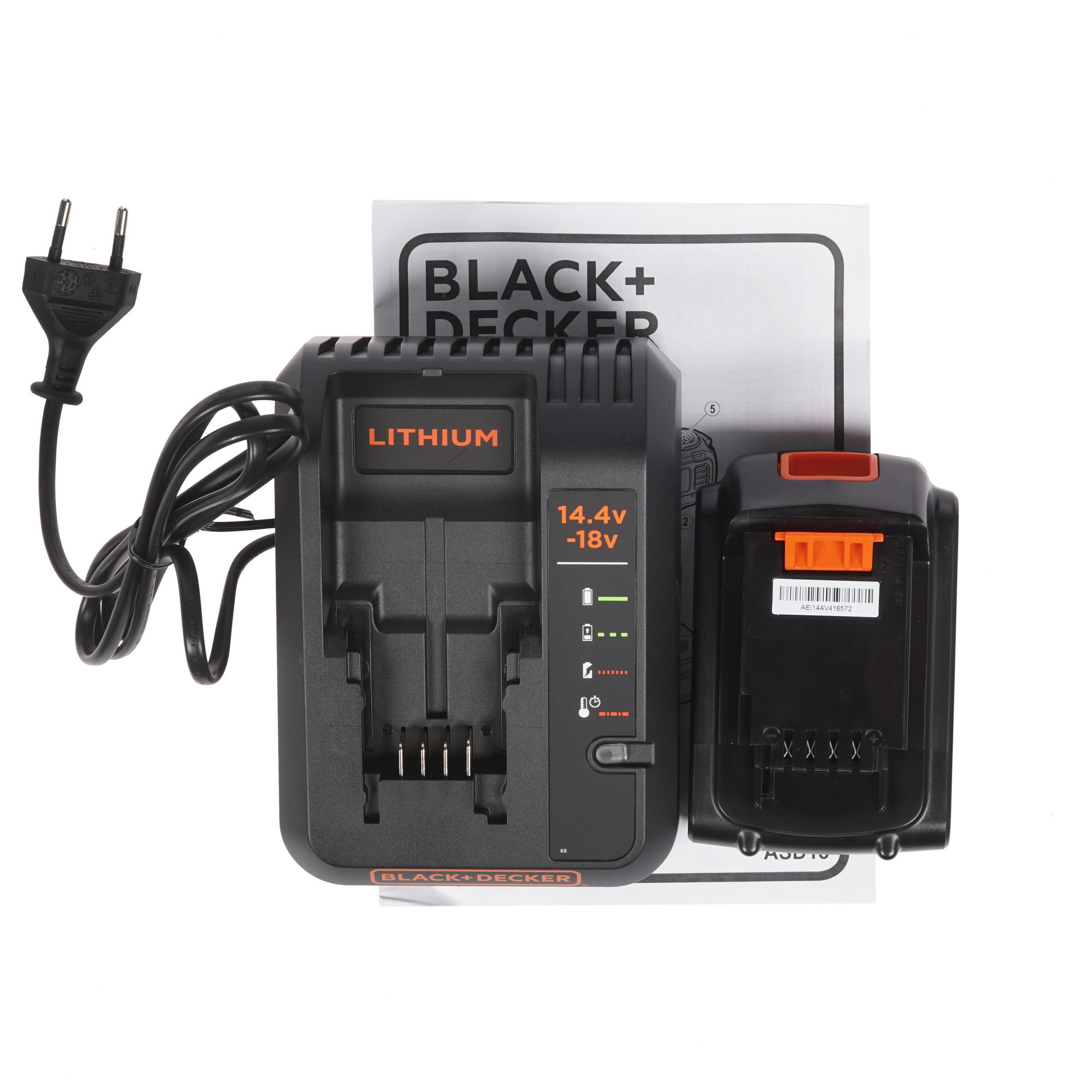 Дрель-шуруповерт Black&Decker ASD18KB 18V 1083160 Black+decker STDN-0085827 - Вид №5