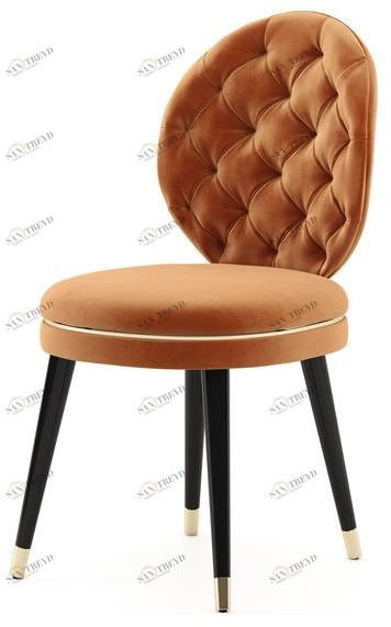 Domkapa Стул медальон из бархата Katy Dkj26 