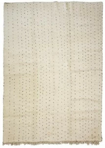 AFOLKI Прямоугольный шерстяной коврик с длинным ворсом Beni ourain Taa1254be