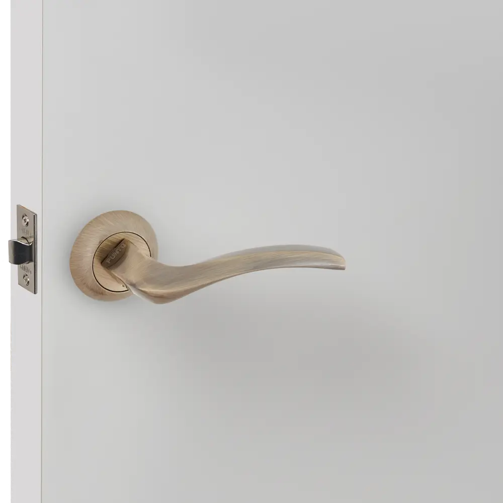 Дверные ручки Punto Gloria без запирания цвет бронза STLM-2112572 - Вид №5