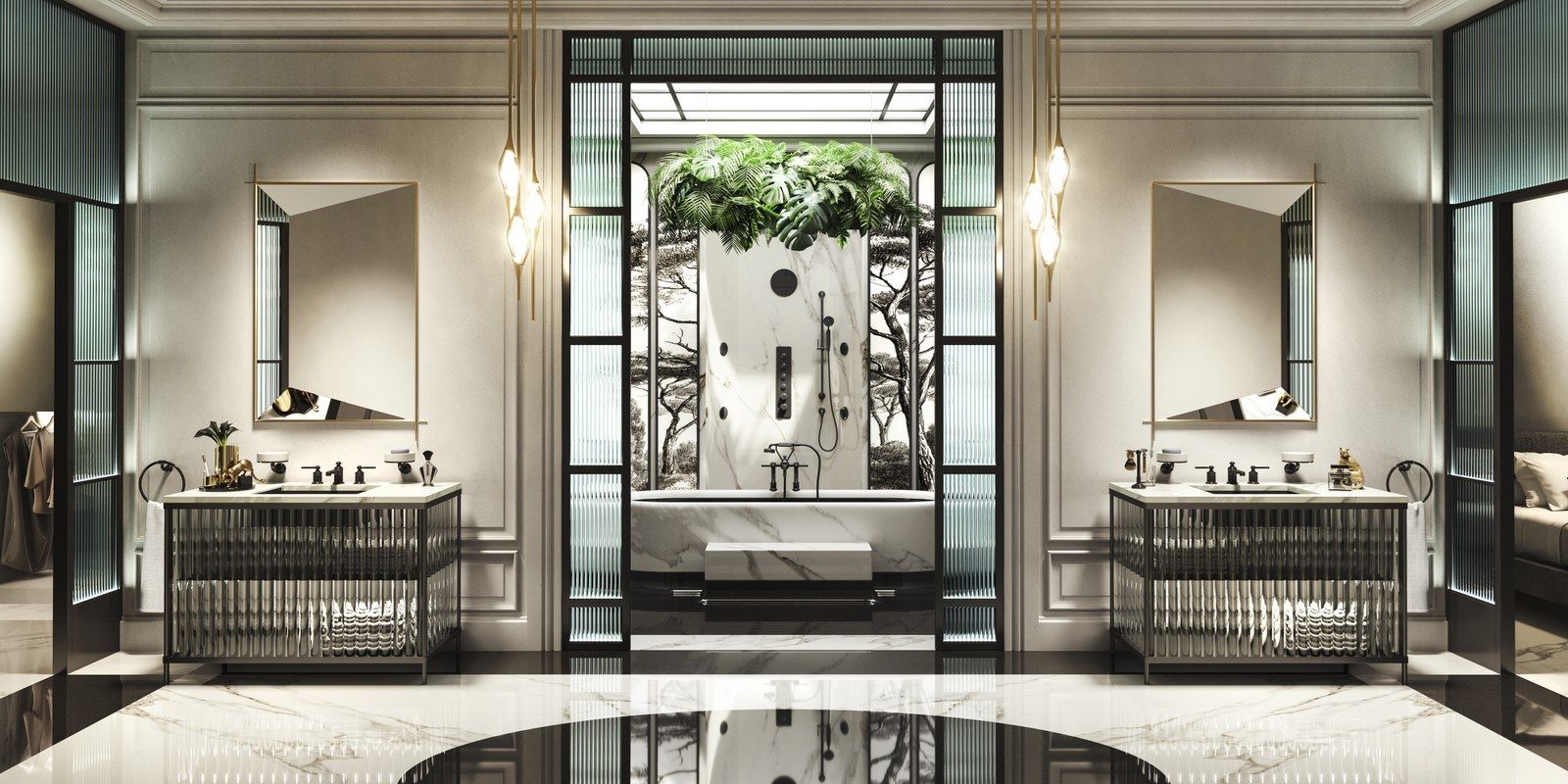 Металлический настенный ручной душ для душа Gessi Venti20 ARCH-00035432 - Вид №2