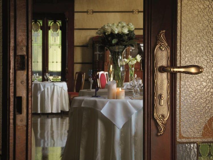 LINEA CALI' Ручка из хромированной латуни на пластине Liberty sun-id-1426011 - Вид №1