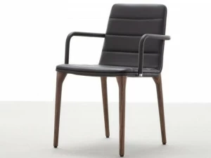 Tonon Мягкое деревянное кресло с подлокотниками Pit