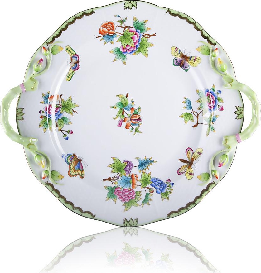 71860 Herend Блюдо круглое с ручками 38,5см "Виктория" Фарфор 