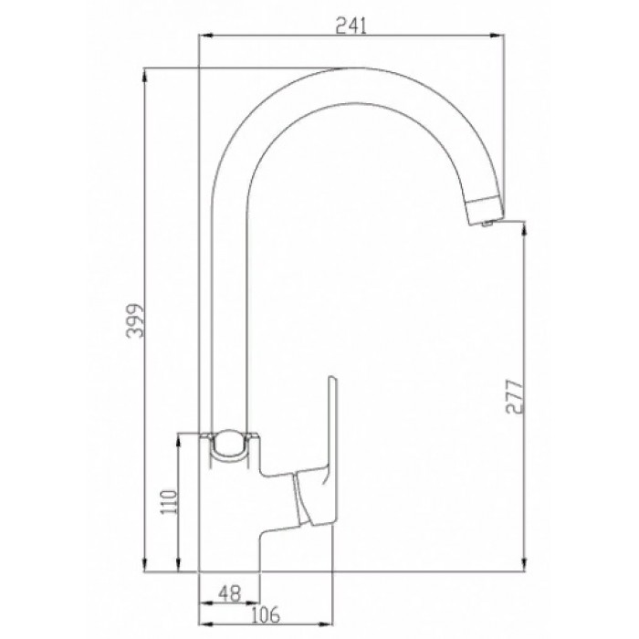 Steel Hammer SH 901 BRONZE Смеситель для кухни Zorg 399x241  - Вид №2