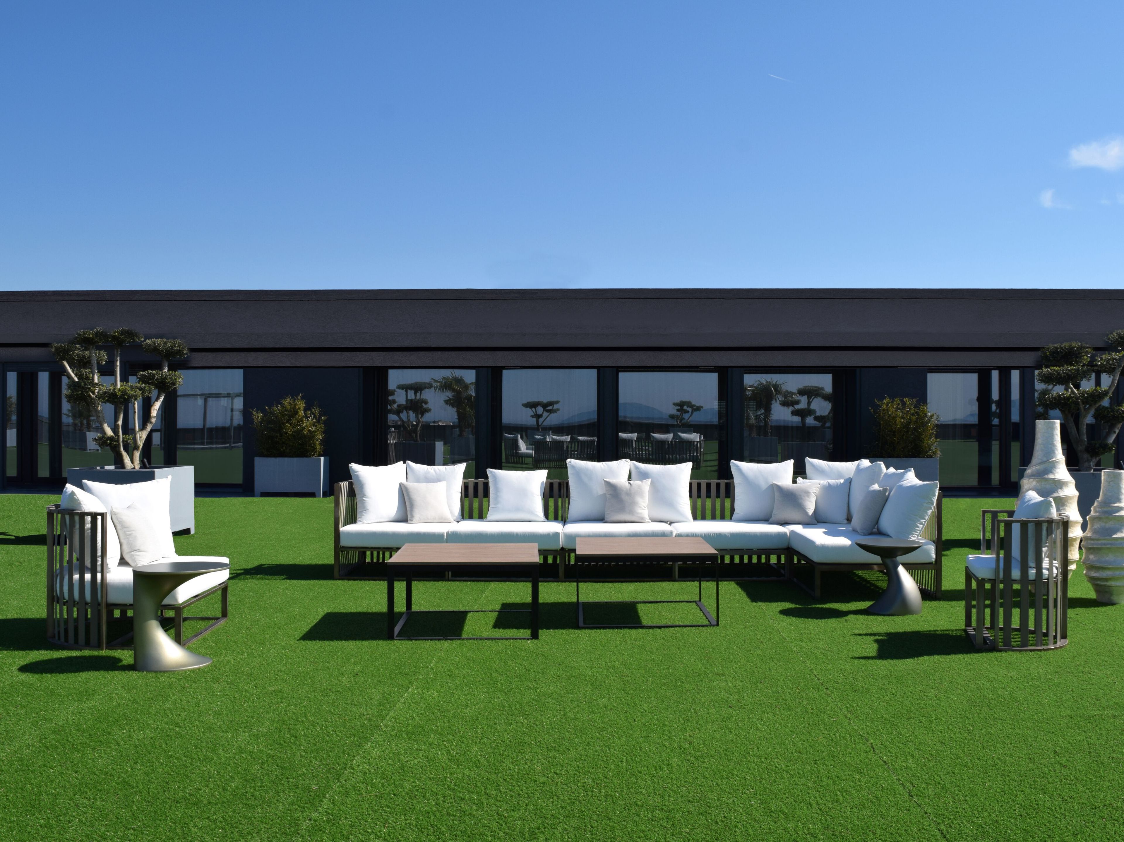 Алюминиевый садовый диван с полуостровом ABLE Богота ARCH-00028304 - Вид №4