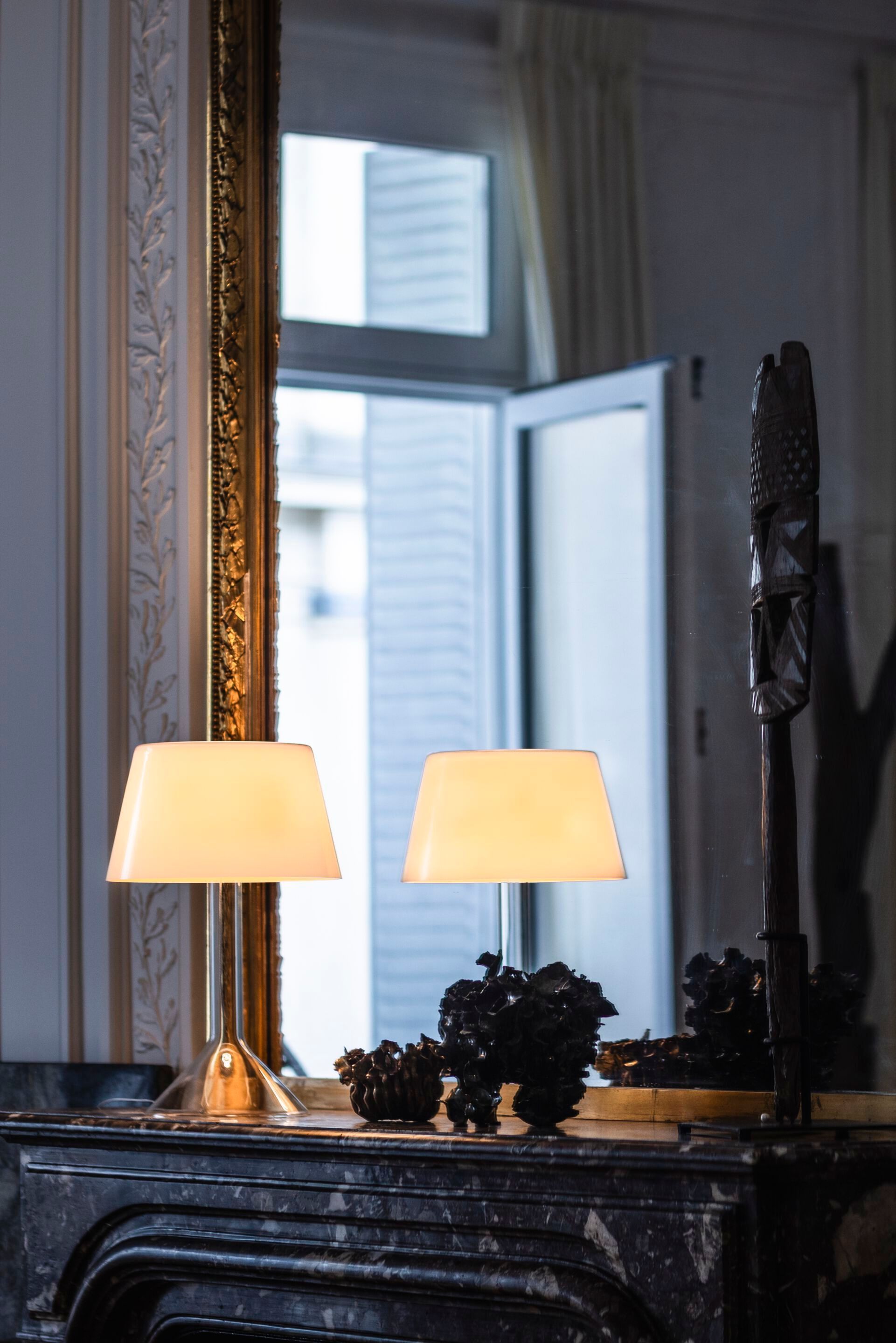 Настольная лампа из дутого стекла и боросиликатного стекла In Stock Foscarini ARCH-00143320 - Вид №4