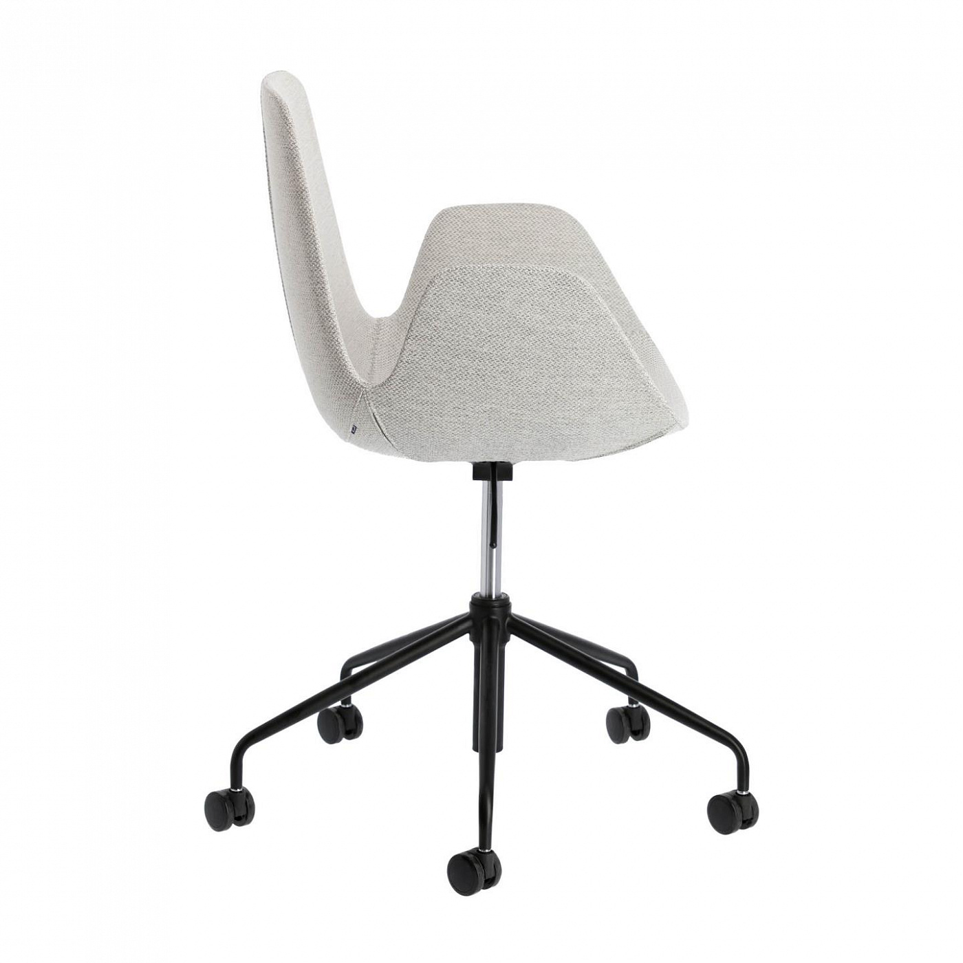 095775 Офисное кресло светло-серое La Forma Yolanda  - Вид №3