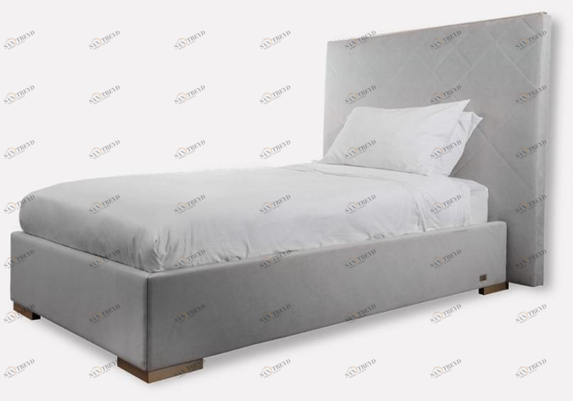 MORADA Двуспальная кровать из бархата Cubé Cube bdtws