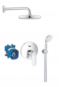 25183001 Душевая система Grohe Eurosmart Cosmopolitan хром