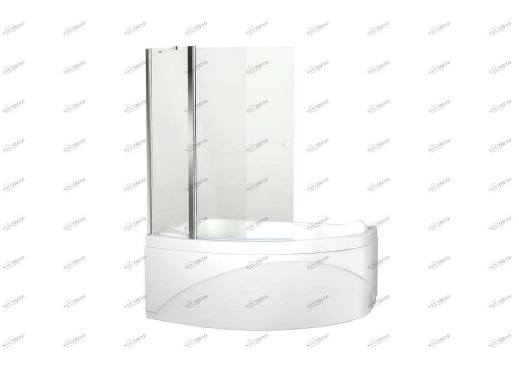 00196047 Душевое ограждения на борт вынны Aquanet Китай ALFA