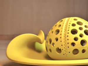 Матовый глазурованный керамический подсвечник