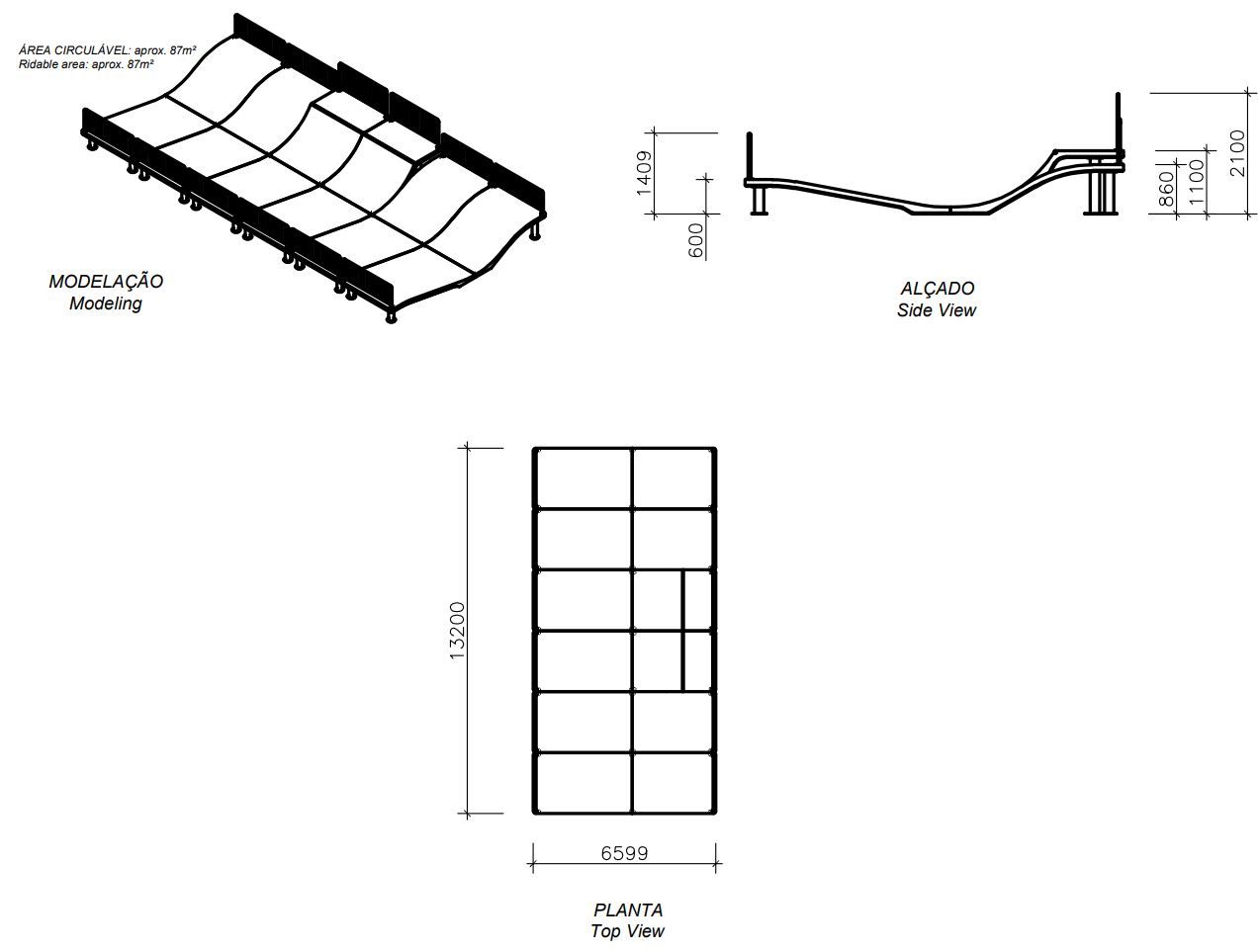 Бетонная спортивная рампа amop Suba Ramps ARCH-00035844 - Вид №25