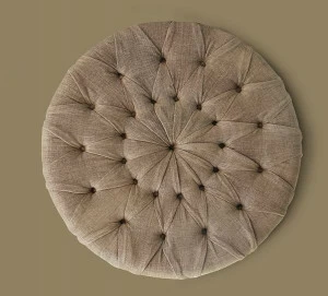 Borzalino Круглый тафтинговый пуф из ткани New kap