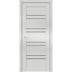 Комплект двери Линеа 8 остекленная 70x200 см HardFlex цвет платина светлая с добором 100 мм