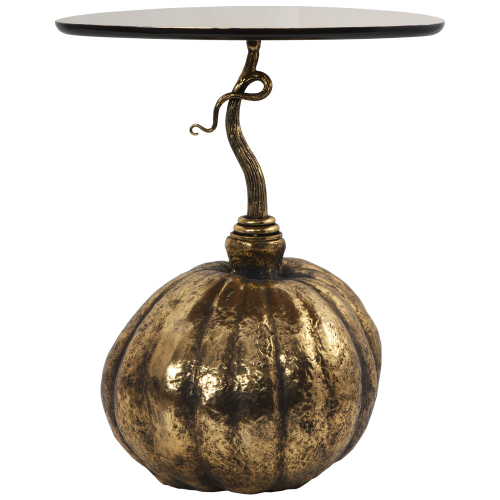 17143 Столик декоративный Королева осени Золото BOGACHO 4627179652647