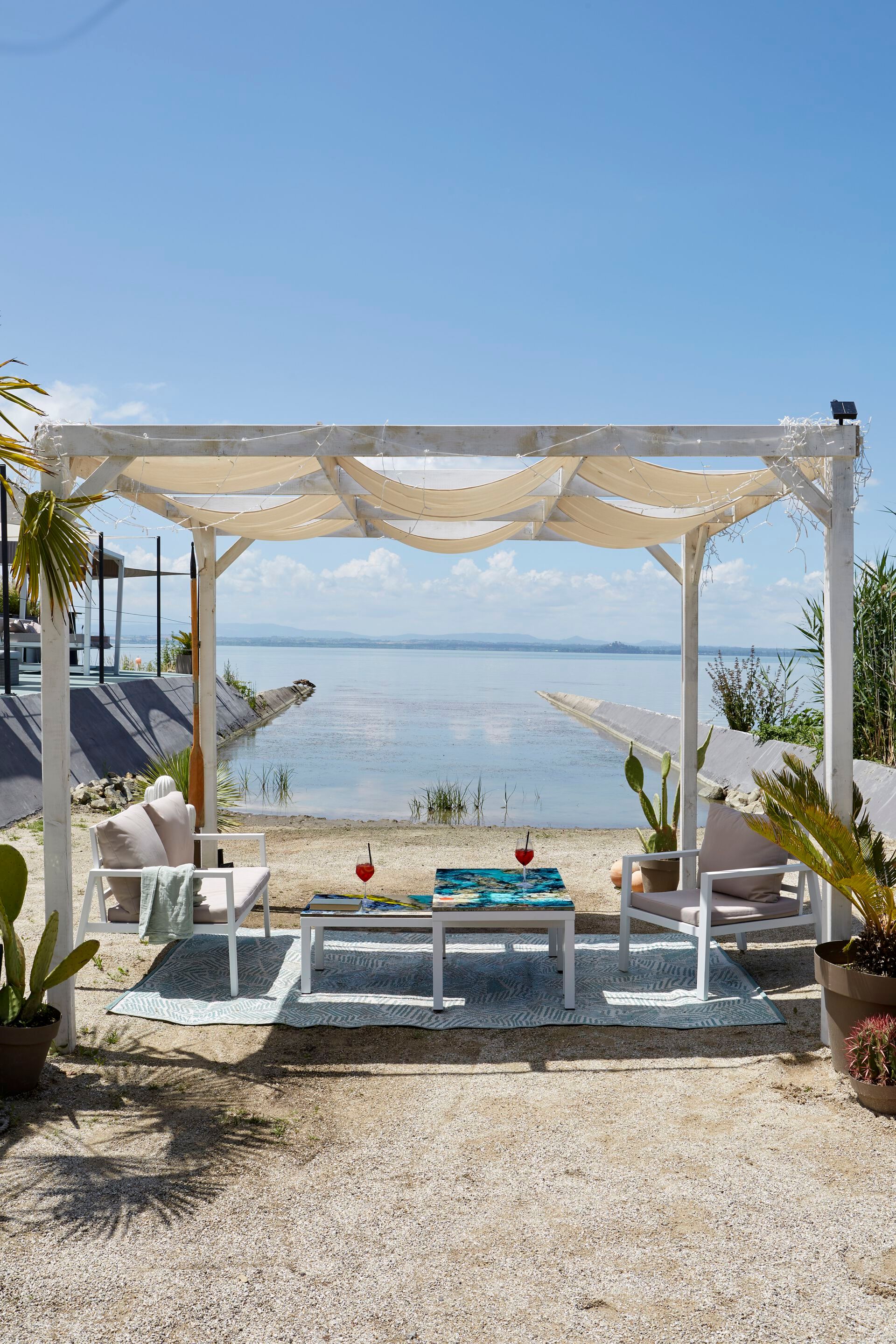 Журнальный столик из фаянса и нержавеющей стали DOMIZIANI современный ARCH-00087831 - Вид №3