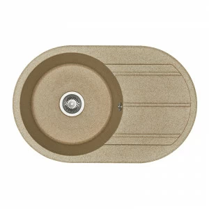 Круглая мойка "Цвет Бежевый"  AQUATON 1A712932AI220