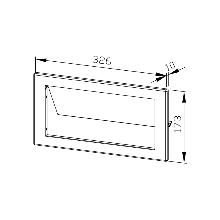 731657 Откидной люк с монтажной рамкой WP136 WAGNER_EWAR A-LINE Wagner Ewar  - Вид №1