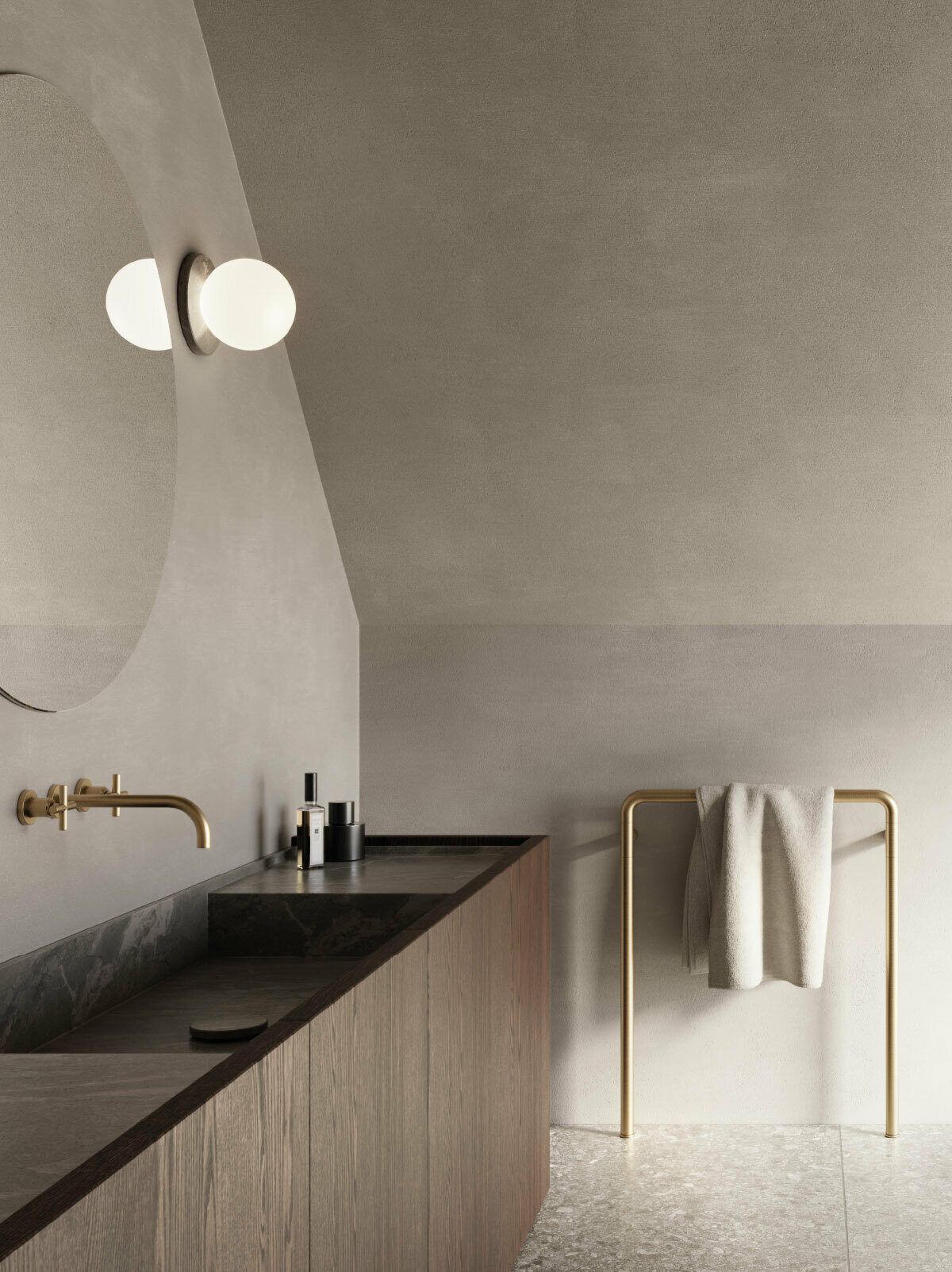 Модульный латунный полотенцесушитель Caleido ARCH-00037733 - Вид №3