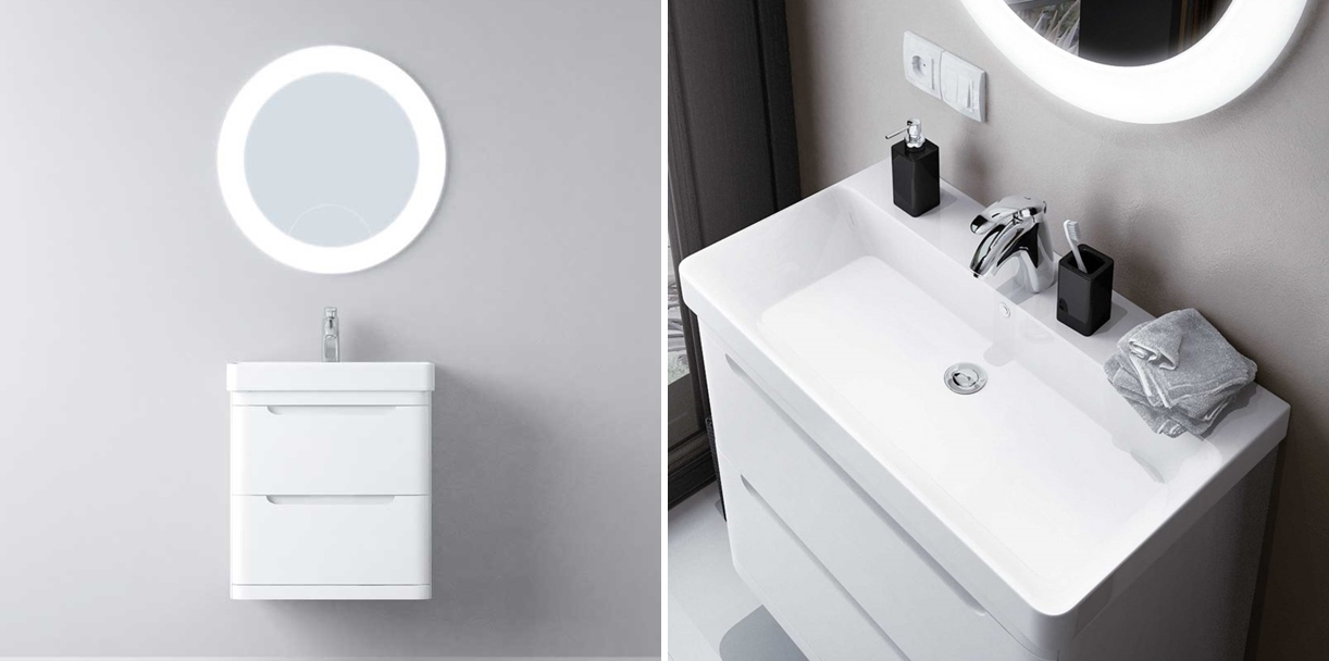 Avila Dos Тумба с раковиной LOOP 60 Color 70 Trendy LOOP TRENDY 2706206N70 - Вид №1