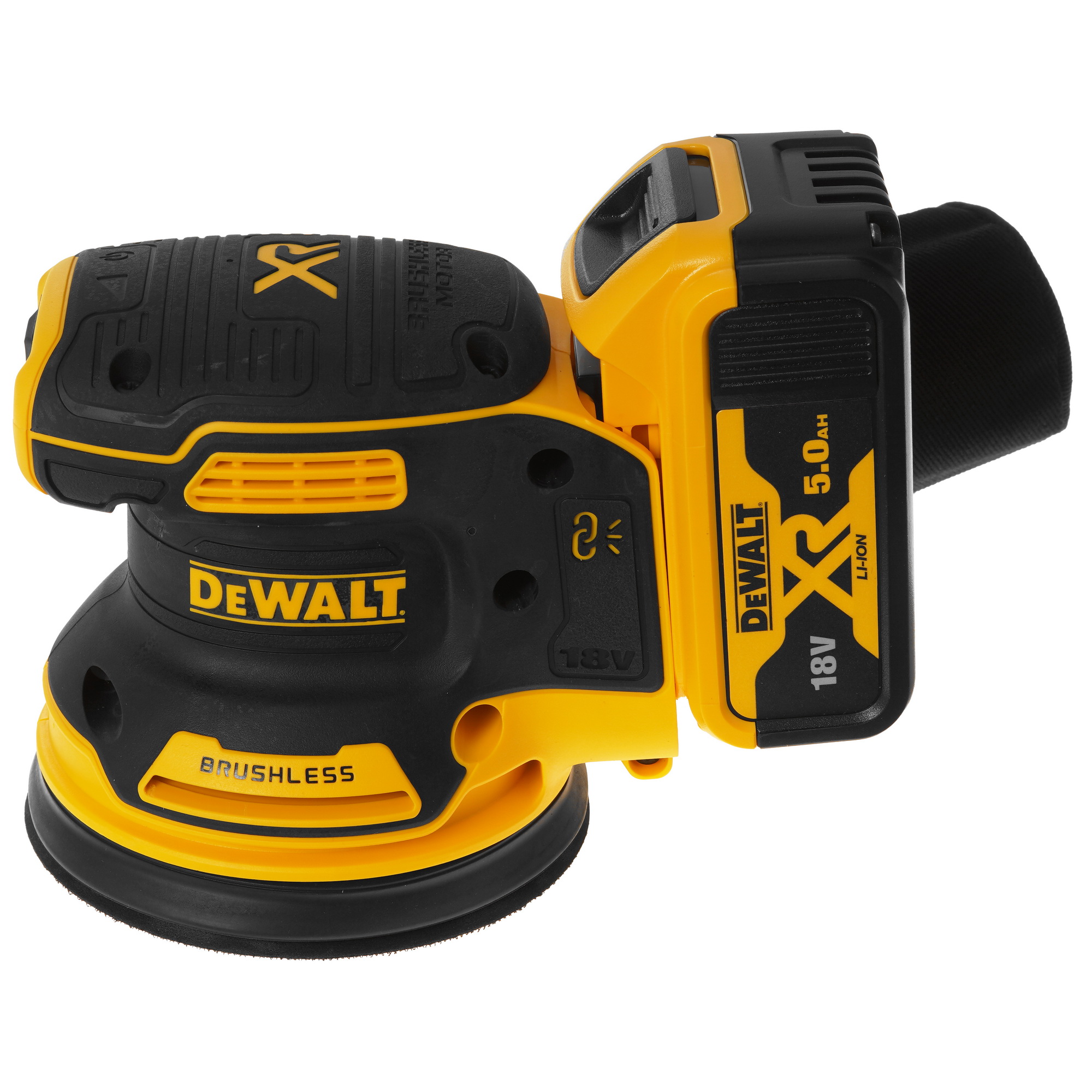 Эксцентриковая шлифмашинка DeWALT DCW210P2 XR FLEXVOLТ 18/54V 5437859 STDN-0044658 - Вид №3