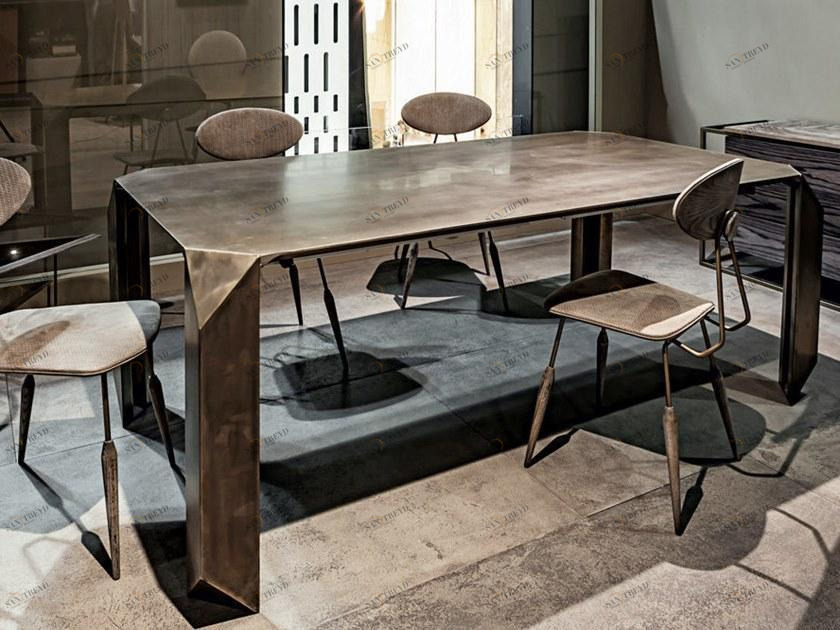 Shake Прямоугольный обеденный стол из металла Prism sun-id-1444302