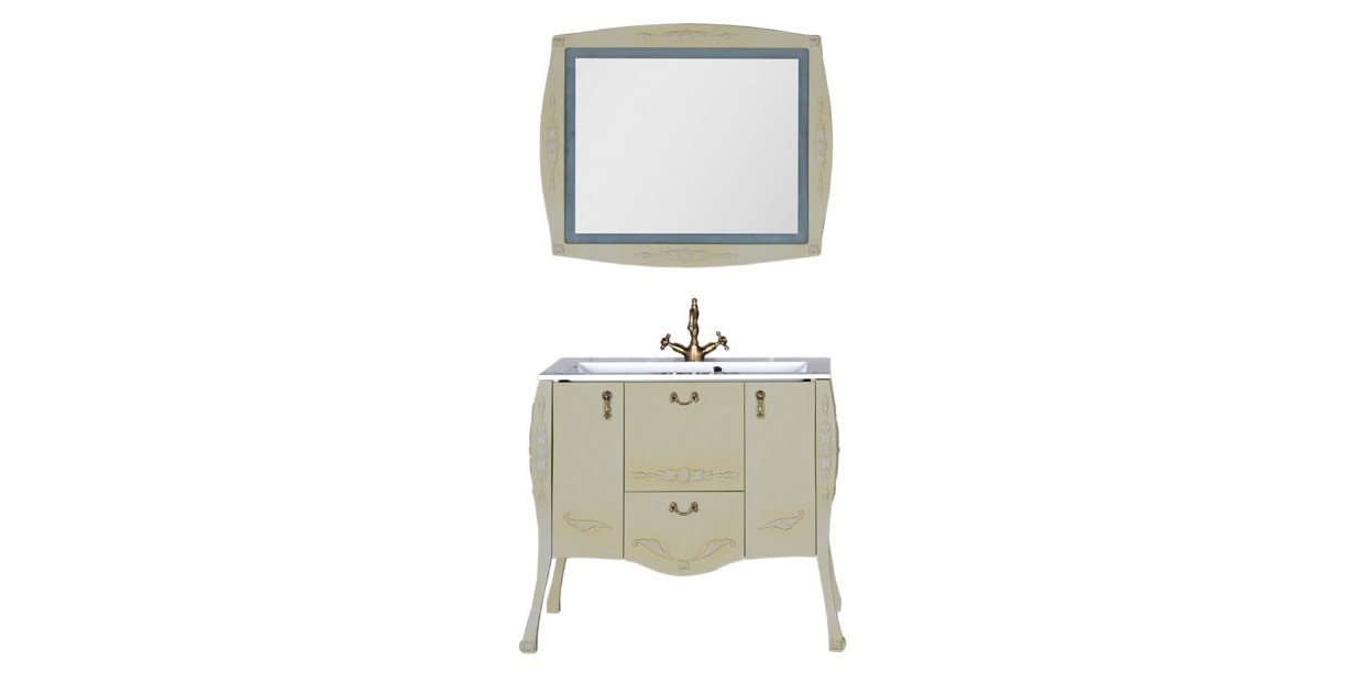 Комплект мебели Aquanet Виктория 90 олива 00183679 - Вид №1