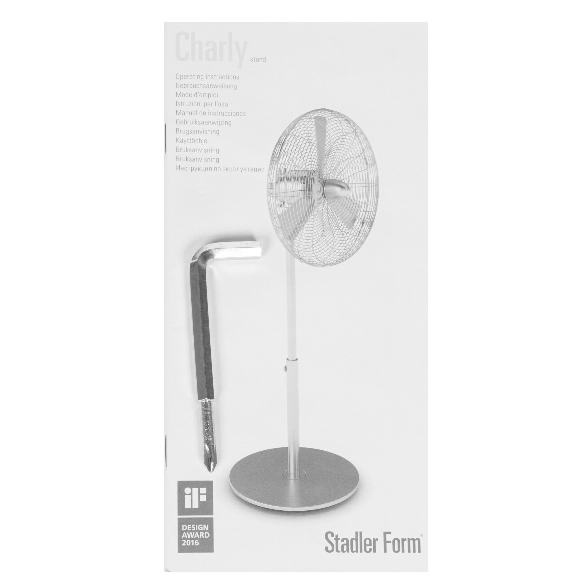 1054637 Вентилятор Stadler Form Charly NEW Stand C-060  серый STDN-0118283 - Вид №5