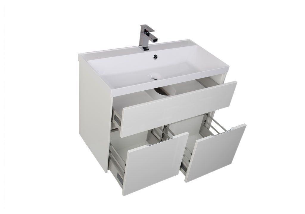 Тумба с раковиной Aquanet Латина 90 белый 0017944900179396 - Вид №3