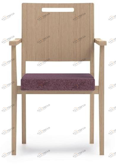 PIAVAL Штабелируемый тканевый стул с подлокотниками Swing | health & care 32-15/3