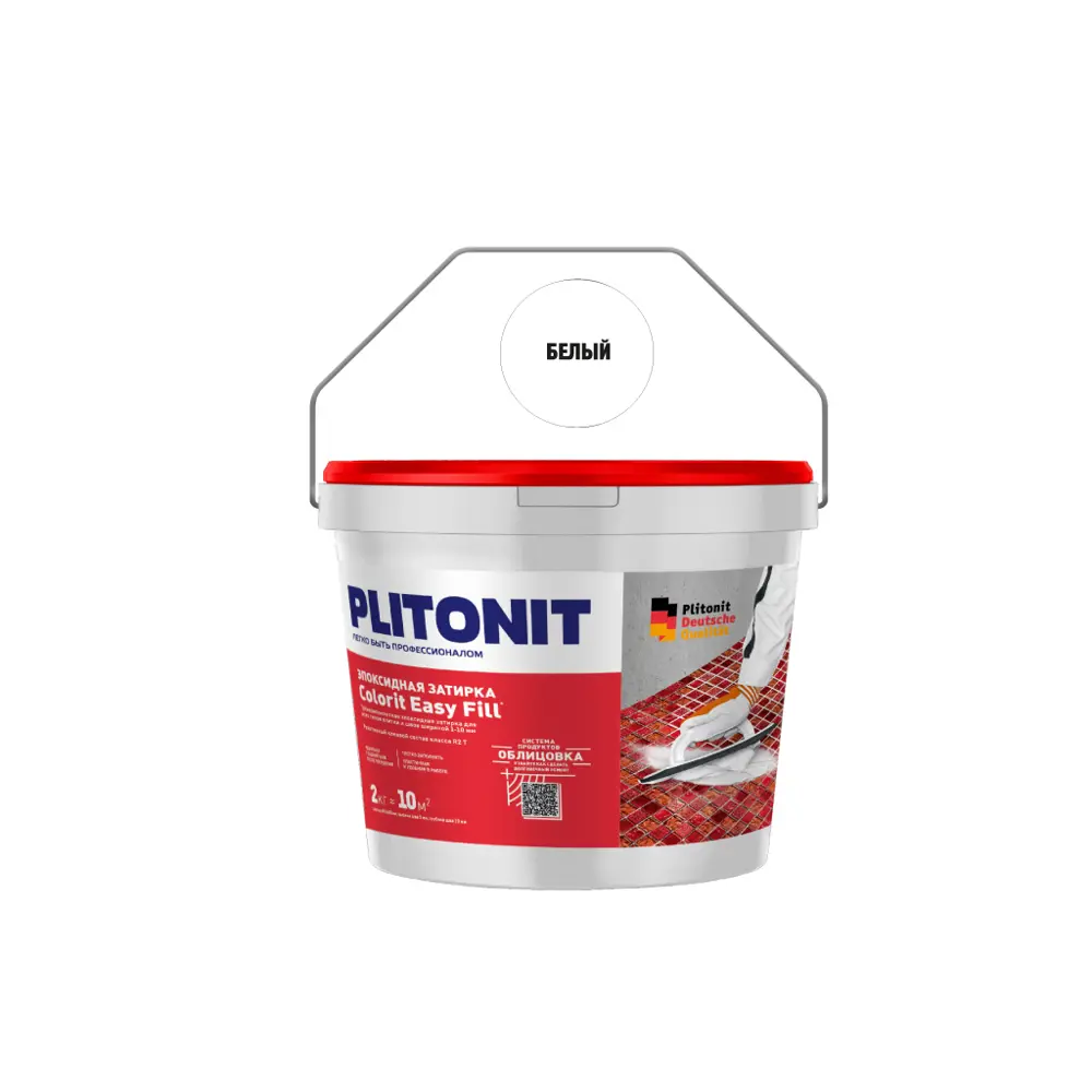 PLITONIT Colorit EasyFill - эпоксидная затирка для швов 2 кг белая 84815544 STLM-0946161 - Вид №1