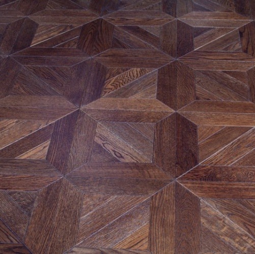 Модульный паркет Marco Ferutti Castello Castello Кэмбридж Дуб с брашью (Текстурированная) 450х450 мм 2600600040 - Вид №2