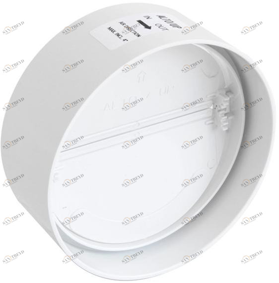 First Corporation Муфта для круглых труб с обратным дроссельным клапаном La ventilazione Cvl125b