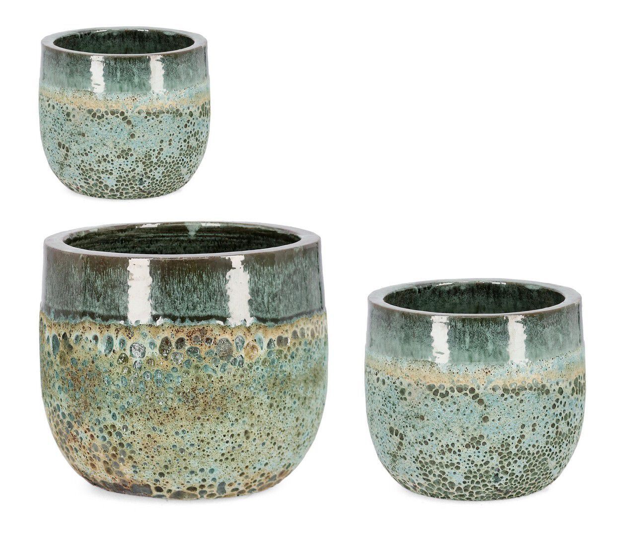 Набор из трех терракотовых Горшков ручной работы BIZZOTTO Duyen ARCH-00111768 - Вид №3