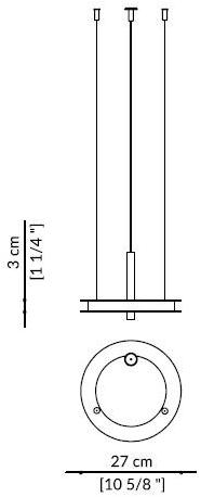 Paolo Castelli Металлический светодиодный подвесной светильник sun-id-1475482 - Вид №8